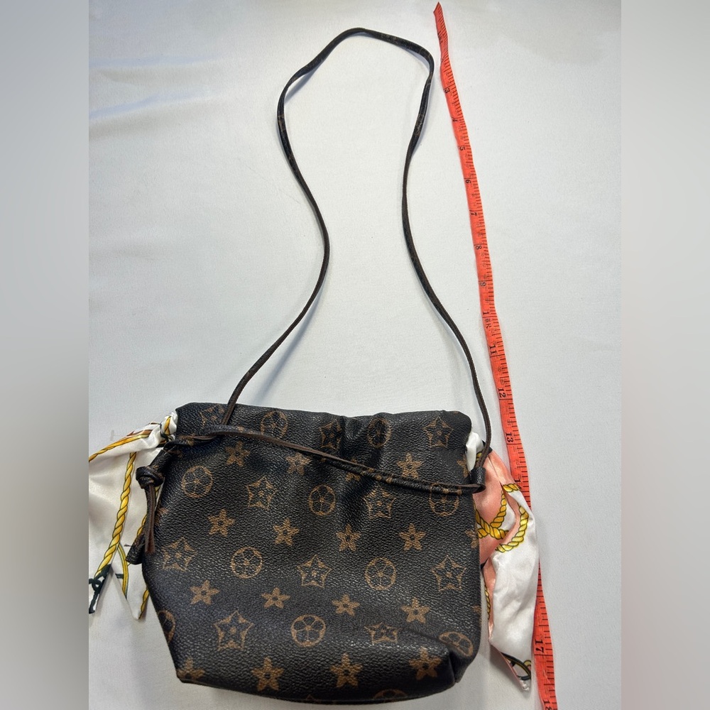 Stylish Brown Patterned Small Bag - image 1